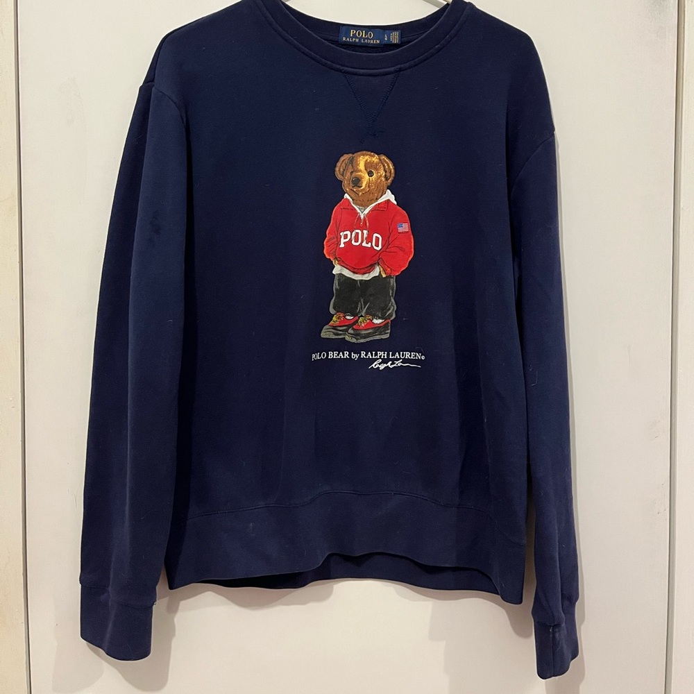 Polo bear navy sweatshirt